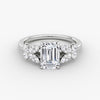 Marigold Emerald Lab Diamond Ring