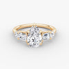 Anomaly Pear & Emerald Lab Grown Diamond Engagement Ring