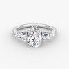 Anomaly Pear & Emerald Lab Grown Diamond Engagement Ring