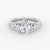 Anomaly Pear & Emerald Lab Grown Diamond Engagement Ring