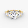 Anomaly Pear & Emerald Lab Grown Diamond Engagement Ring