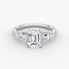 Anomaly Emerald Lab Grown Diamond Engagement Ring