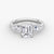 Anomaly Emerald Lab Grown Diamond Engagement Ring