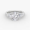 Anomaly Oval & Emerald Lab Grown Diamond Engagement Ring