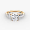 Anomaly Radiant & Emerald Lab Grown Diamond Engagement Ring