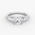 Anomaly Asscher & Emerald Lab Grown Diamond Engagement Ring