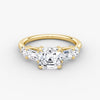 Anomaly Asscher & Emerald Lab Grown Diamond Engagement Ring