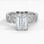 Galaxy Emerald Lab Grown Diamond Engagement Ring