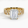 Galaxy Emerald Lab Grown Diamond Engagement Ring