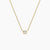 Emerald Bezel Lab Diamond Solitaire Pendant