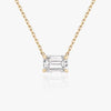 Emerald Lab Grown Diamond Pendant