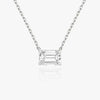Emerald Lab Grown Diamond Pendant