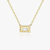 Emerald Lab Grown Diamond Pendant