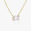 Emerald Lab Grown Diamond Pendant