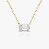 Emerald Lab Grown Diamond Pendant