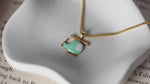 Toi et Moi Pear & Emerald Lab Grown Diamond Pendant