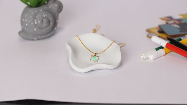 Toi et Moi Pear & Emerald Lab Grown Diamond Pendant