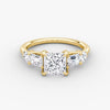 Anomaly Princess & Emerald Lab Grown Diamond Engagement Ring