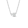 Toi Et Moi Round & Emerald Lab Grown Diamond Pendant