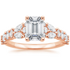 Miraka Emerald Lab Grown Diamond Engagement Ring