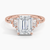 Sunshine Emerald Lab Grown Diamond Engagement Ring