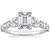 Miraka Emerald Lab Grown Diamond Engagement Ring