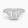 Sunshine Emerald Lab Grown Diamond Engagement Ring