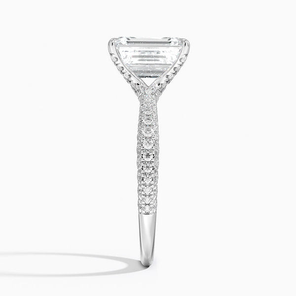 Patricia Emerald Lab Grown Diamond Engagement Ring