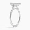 Mahi Bezel Emerald Lab Grown Diamond Engagement Ring