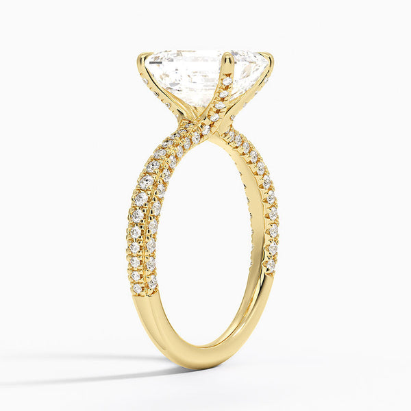 Patricia Emerald Lab Grown Diamond Engagement Ring