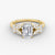 Marigold Emerald Lab Diamond Ring