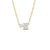 Toi Et Moi Round & Emerald Lab Grown Diamond Pendant