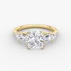 Anomaly Radiant & Emerald Lab Grown Diamond Engagement Ring