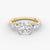 Anomaly Radiant & Emerald Lab Grown Diamond Engagement Ring