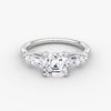 Anomaly Asscher & Emerald Lab Grown Diamond Engagement Ring
