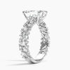 Galaxy Emerald Lab Grown Diamond Engagement Ring