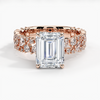Galaxy Emerald Lab Grown Diamond Engagement Ring