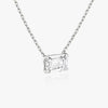 Emerald Lab Grown Diamond Pendant
