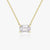 Emerald Lab Grown Diamond Pendant
