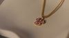 Emerald Lab Diamond Halo Pendant