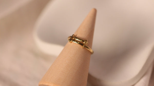 Anomaly Oval & Emerald Lab Grown Diamond Engagement Ring