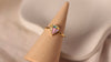 Anomaly Oval & Emerald Lab Grown Diamond Engagement Ring