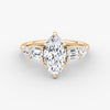 Anomaly Marquise & Emerald Lab Grown Diamond Engagement Ring