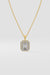 1 ct Emra Pave Halo Pendant
