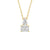 Toi et Moi Pear & Emerald Lab Grown Diamond Pendant