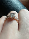 Emerald Marquise Lab Grown Diamond Engagement Ring