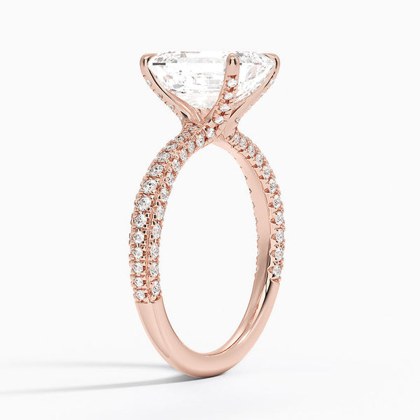 Patricia Emerald Lab Grown Diamond Engagement Ring