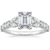 Miraka Emerald Lab Grown Diamond Engagement Ring