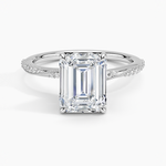 Tyra Emerald Lab Grown Diamond Ring