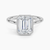 Mahi Bezel Emerald Lab Grown Diamond Engagement Ring